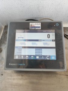 Indicador de peso con sofware pesa camiones